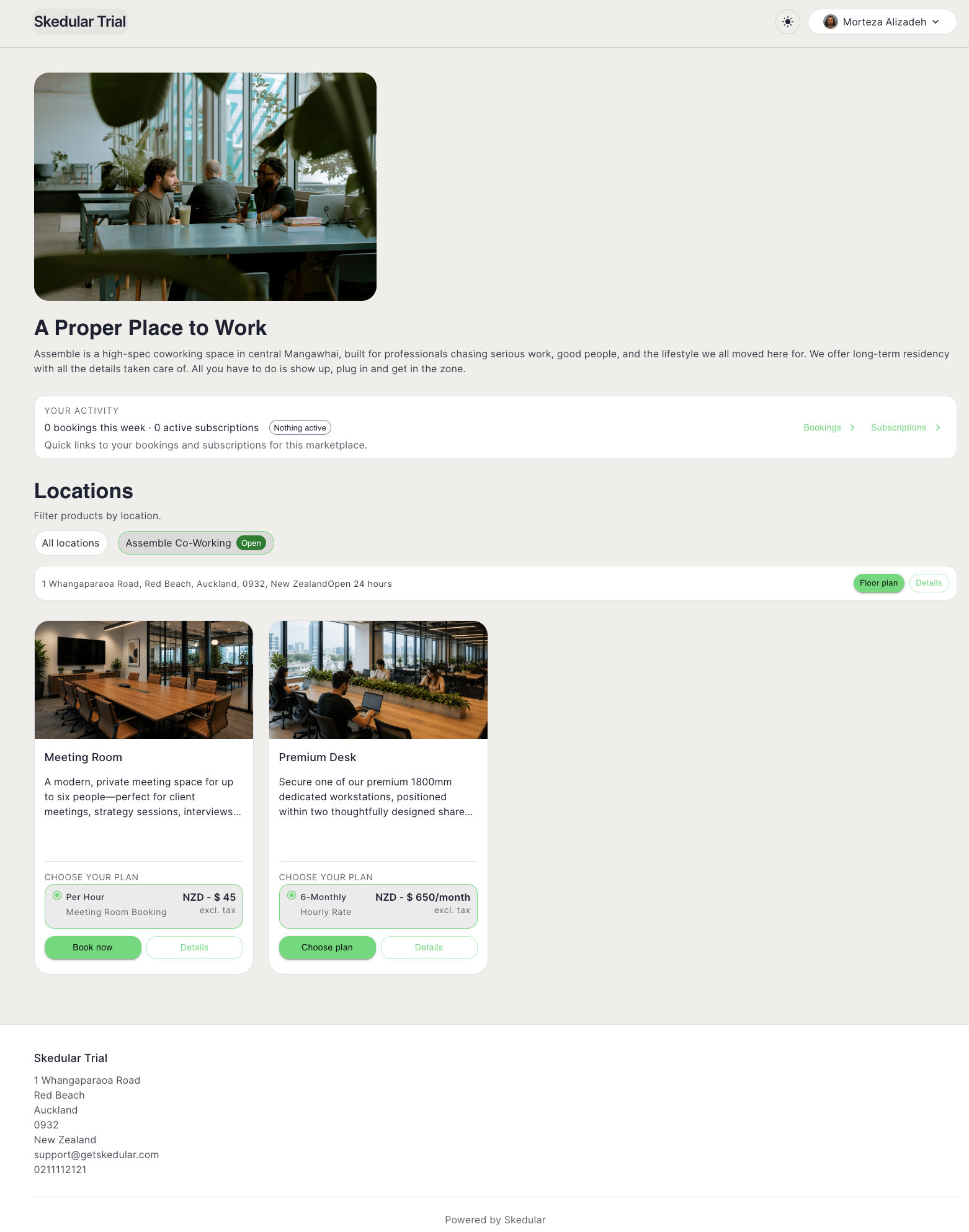 Marketplace publishing screenshot